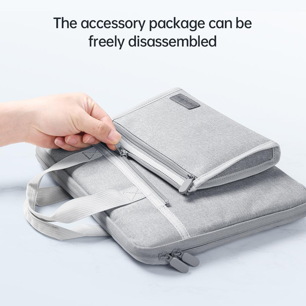 Portable Oxford Laptop Bag - Durable Fabric Multiple Colours - Black