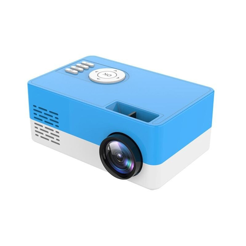 Portable Hd 1080P Led Projector With Tf / Av / Usb Support - Yellow White
