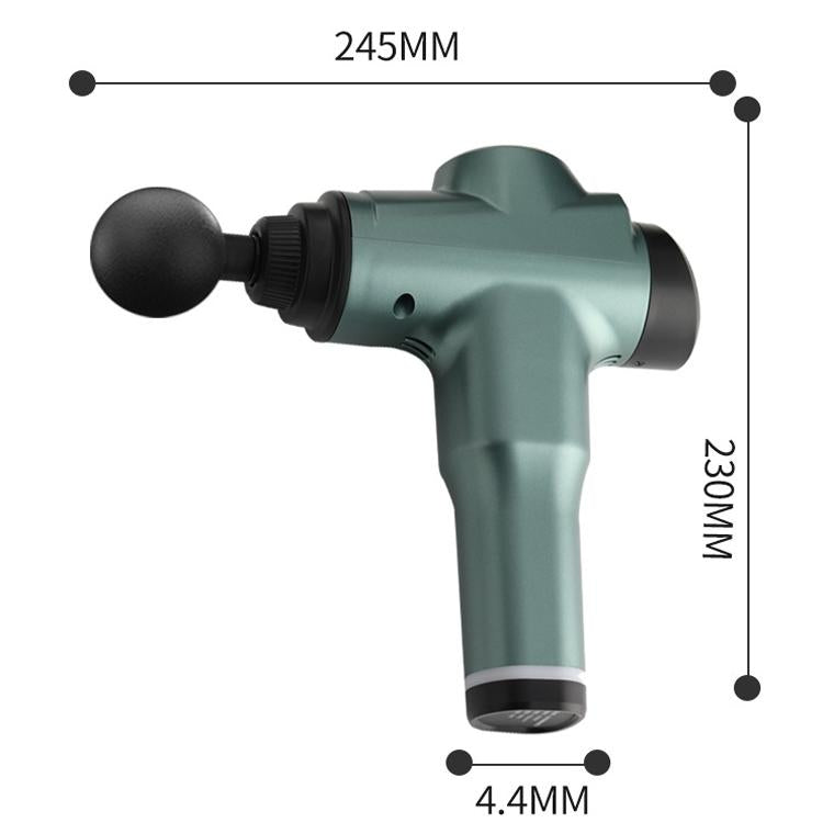 Portable Fascia Massage Gun For Muscle Relaxation - 32 Gears Blue