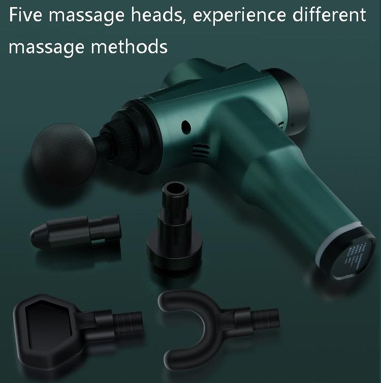 Portable Fascia Massage Gun For Muscle Relaxation - 32 Gears Blue