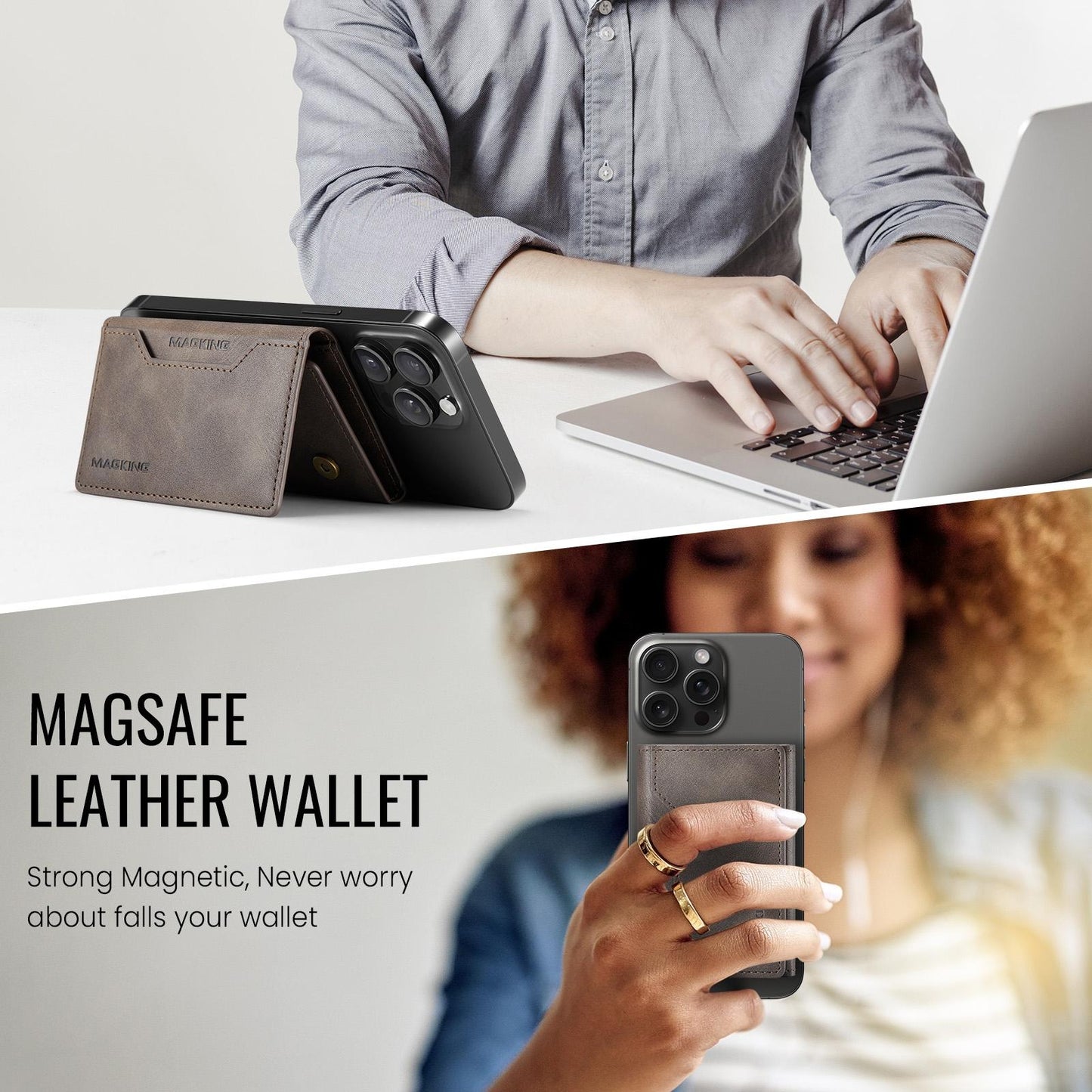 Rfid Card Bag Magsafe Compatible - Green