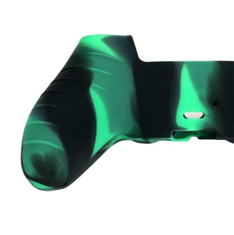 2-pack Non-slip Silicone Handle Covers for Ps5 Controllers - Black White Blue