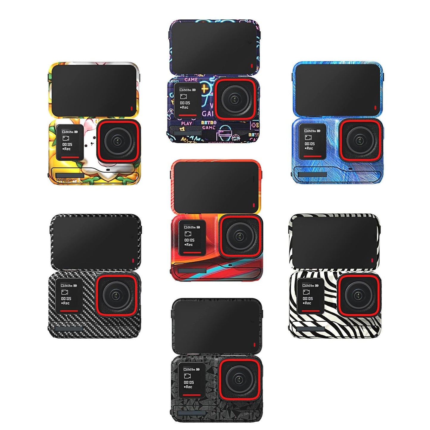 Sports Camera Accessories for Insta360 Ace Pro - Amagisn Body Sticker - Feather