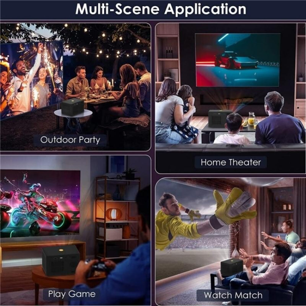 Portable Hd Projector With Media Player - Y7