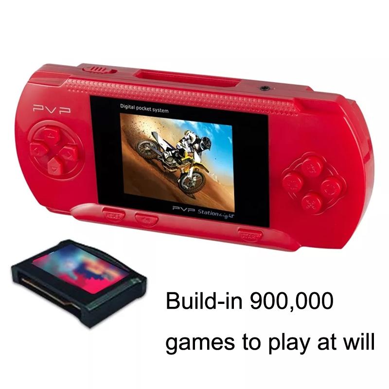 2.4 Mini Colour Screen Gaming Console For Kids - Classic Intellectual Games - Black