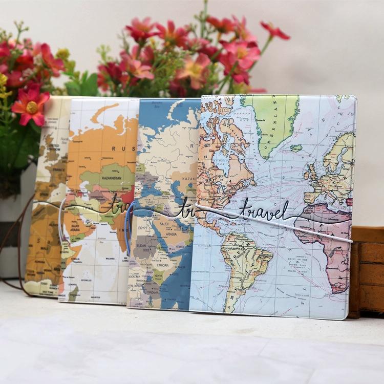 Passport Cover For Travel Abroad 3D Map Design - Tr1