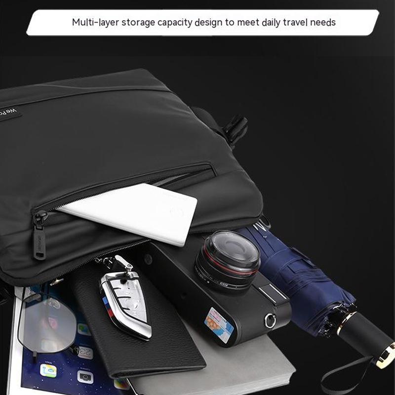 Simple Men Casual Holding Messenger Bags - Army Green