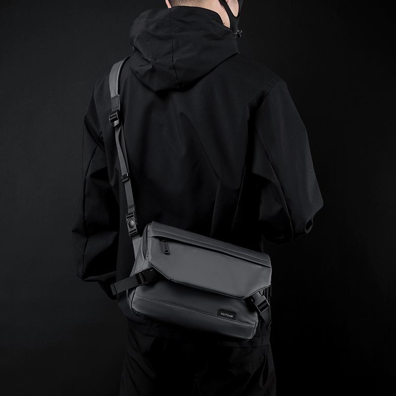 Simple Men Casual Holding Messenger Bags - Army Green
