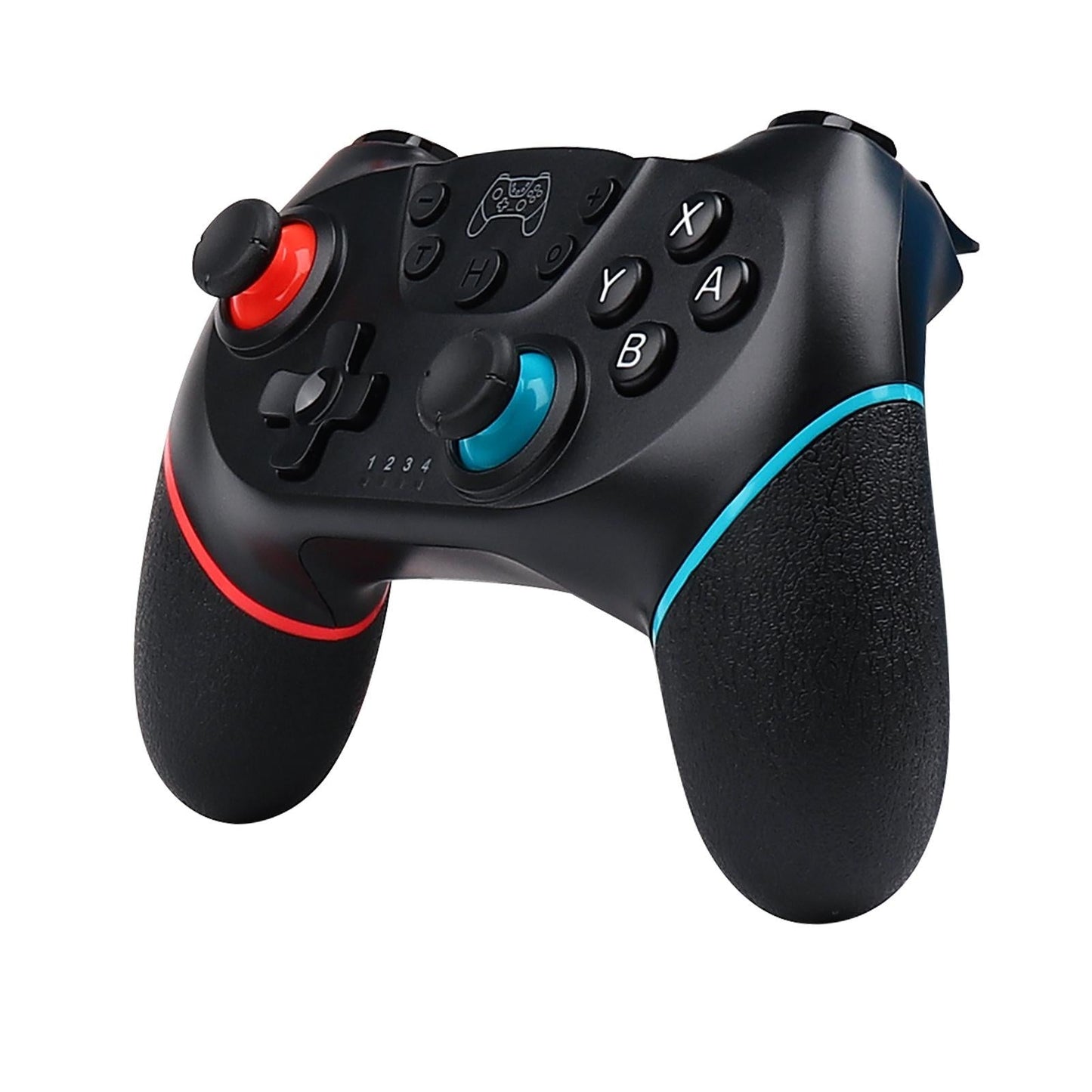 Macro Wireless Pro Controller with Wake-up Function - Black Red Blue