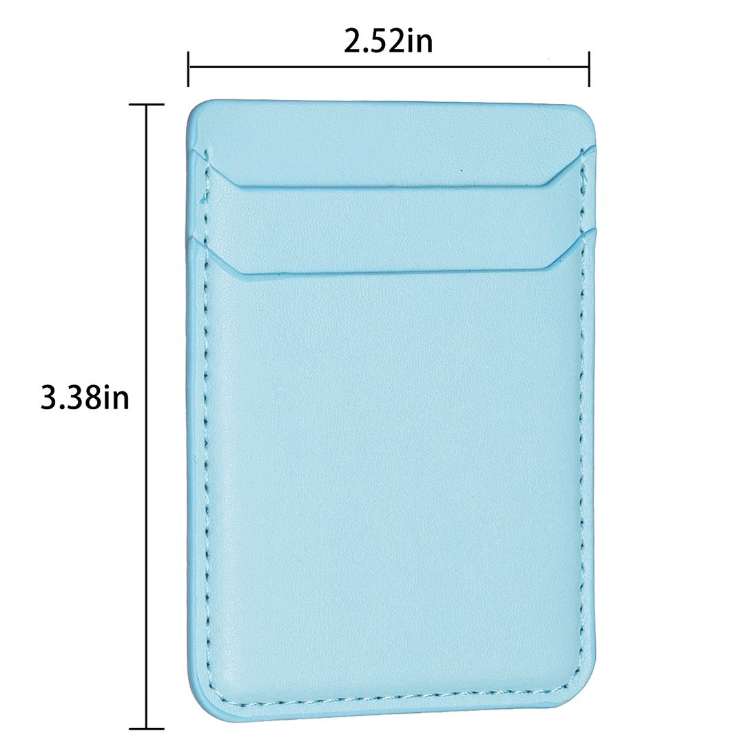 R20 Texture Card Bag Back Sticker For Mobile Phones - Blue