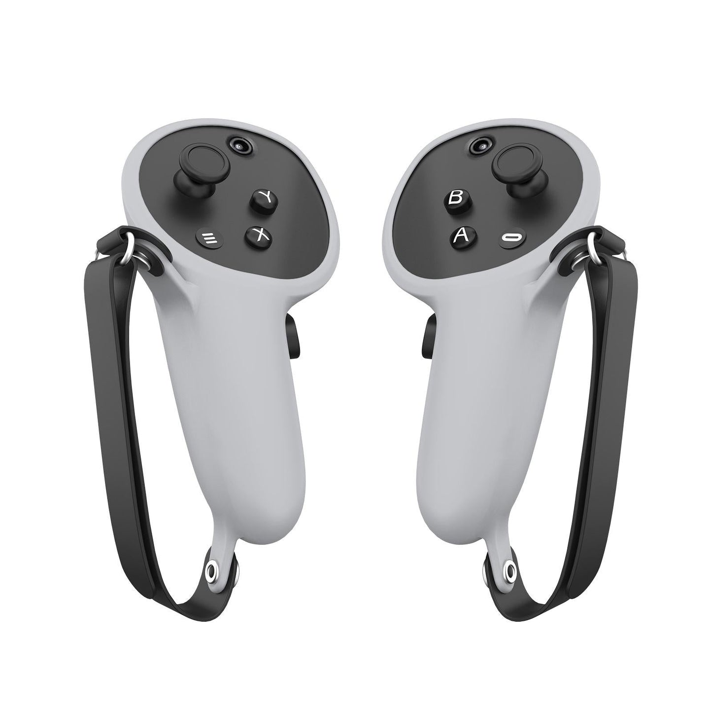 Pair Of Silicone Vr Handle Cases For Meta Quest Pro - Blue