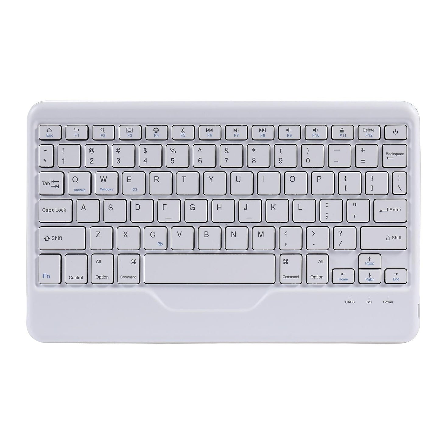 Bluetooth Keyboard Leather Case For Ipad 9.7 With Triangle Holder & Pen Slot - Gradient Purple