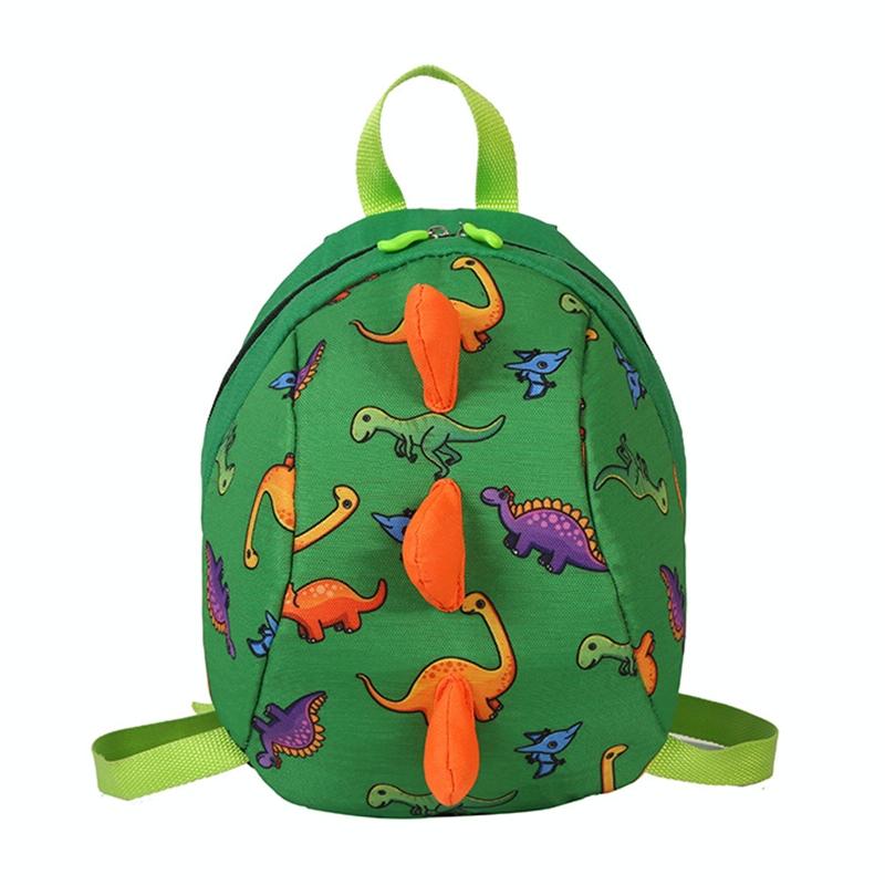 Durable Dinosaur Backpack For Kids - Lost Proof - Green