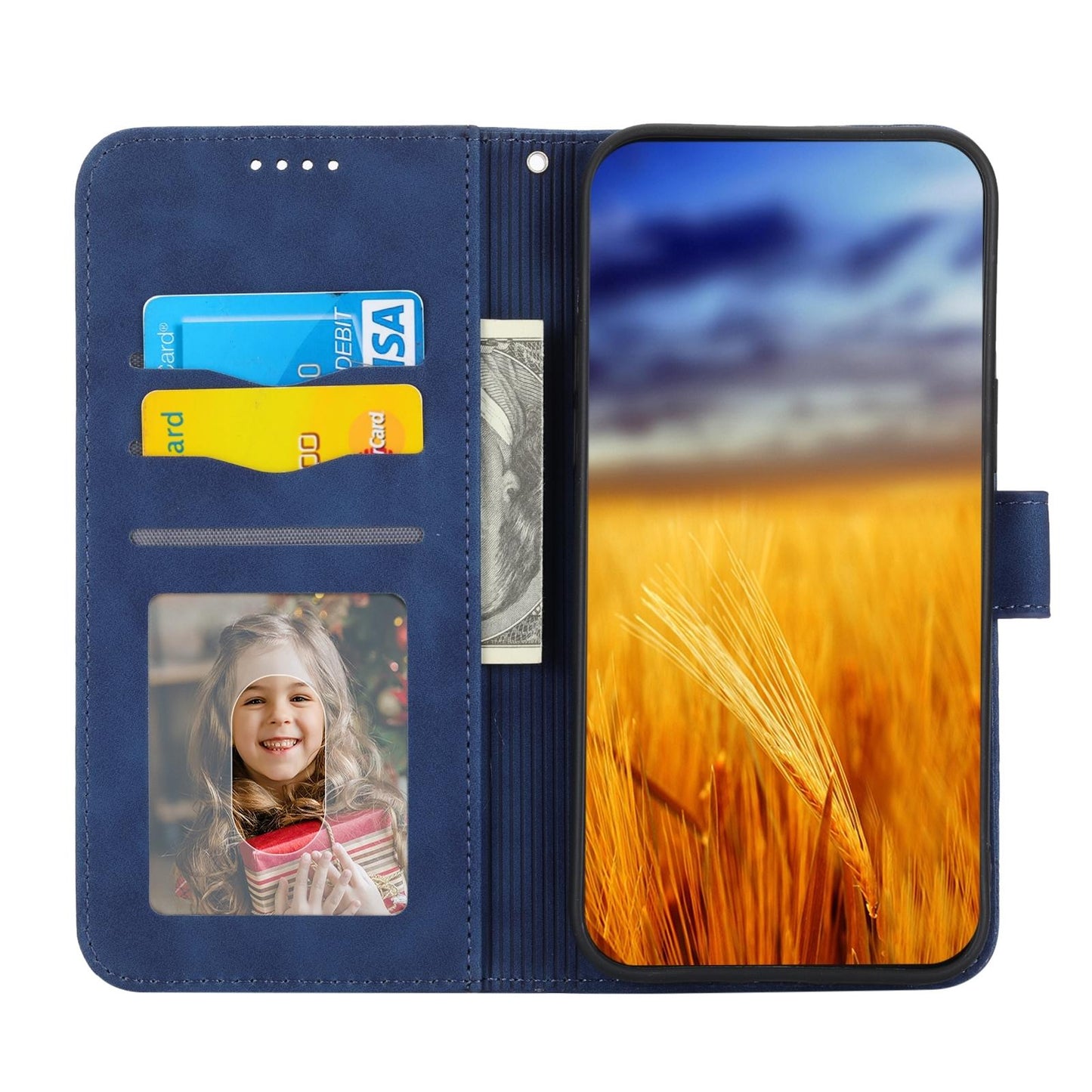 Premium Leather Tpu Case for Samsung Galaxy z Fold 4 / 5g - Red