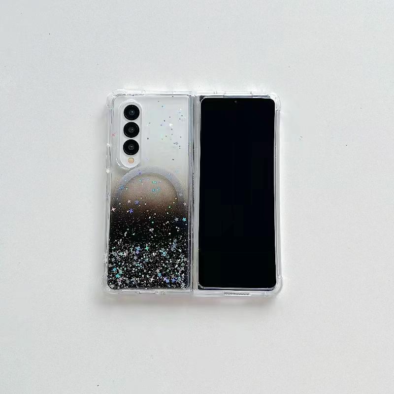 Sparkle Tpu Case for Samsung Galaxy z Fold 4 with Magsafe - White