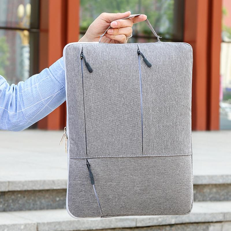 Portable Laptop Handbag - Fits 15.6-17 Inch - Casual Design - Black