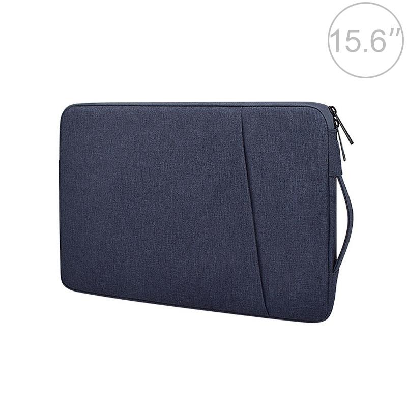 15.6 Inch Laptop Felt Sleeve Protective Case Carrying Bag - Navy Blue