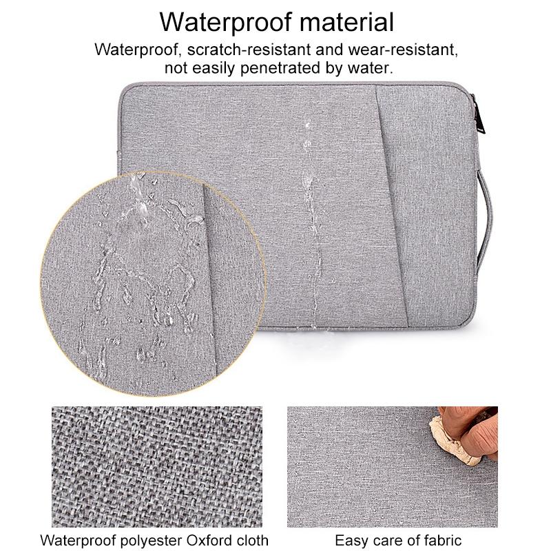 15.6 Inch Laptop Felt Sleeve Protective Case Carrying Bag - Navy Blue