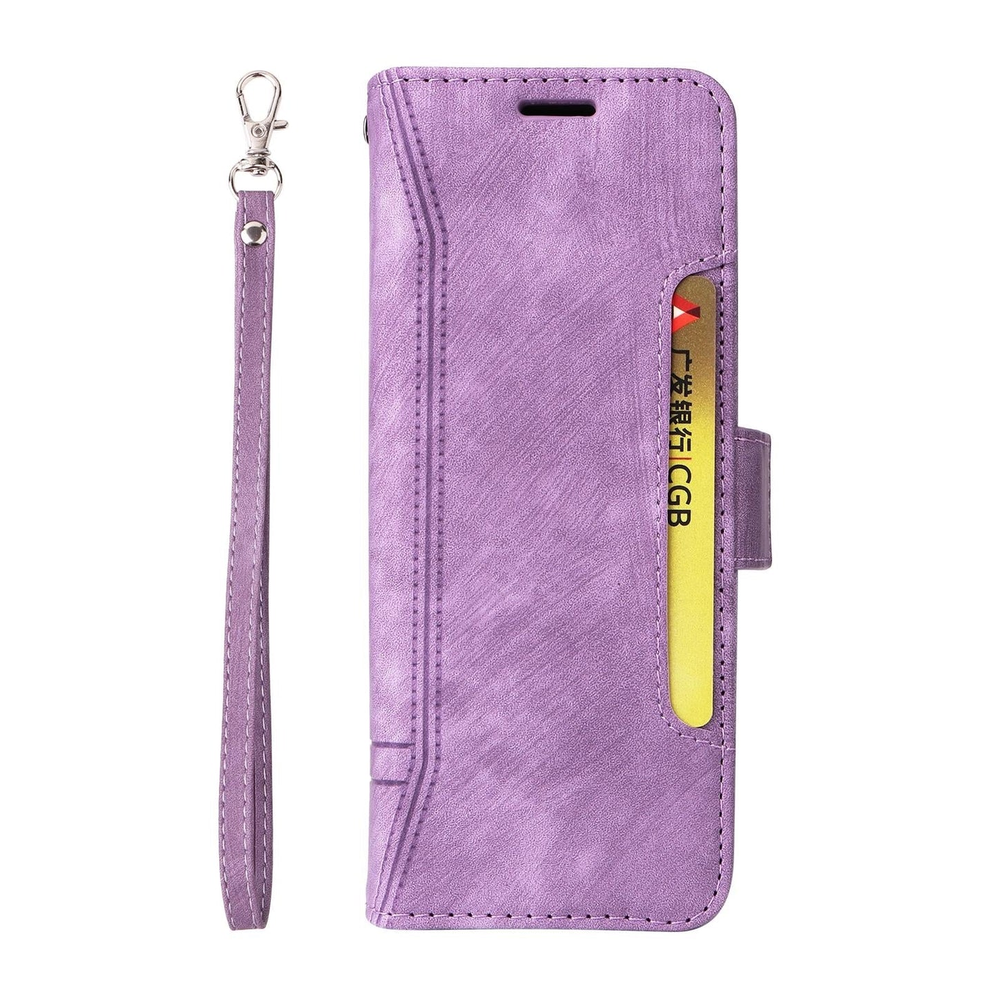 For Samsung Galaxy Z Fold4 5G Leather Dual Buckle Phone Case - Green