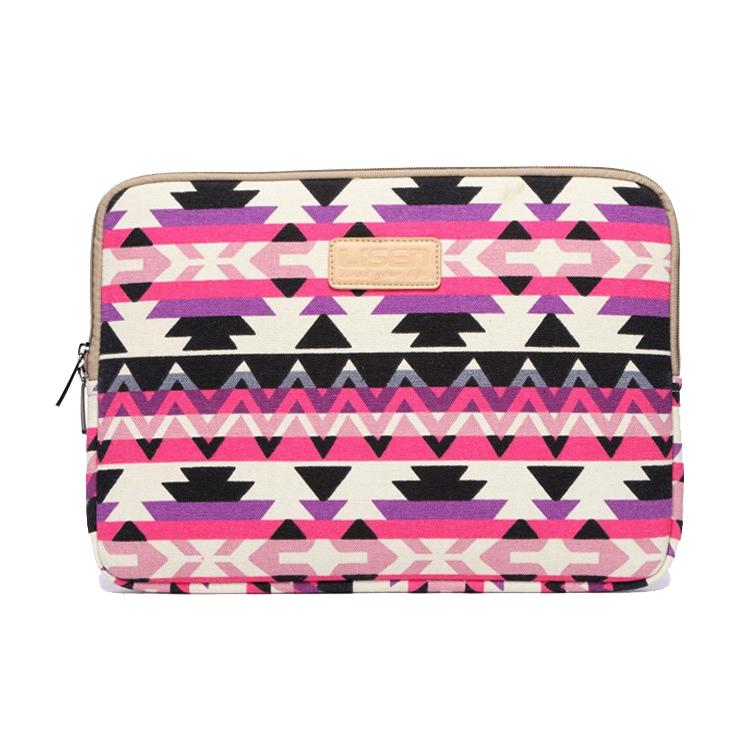11.6 Inch Lingge Laptop Liner Bag with Stylish Pattern - Light Green Diamond Grid