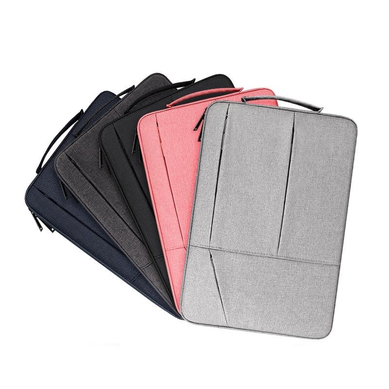13.3 Inch Waterproof Laptop Handbag with Shock-absorbing Capacity - Deep Sky Gray