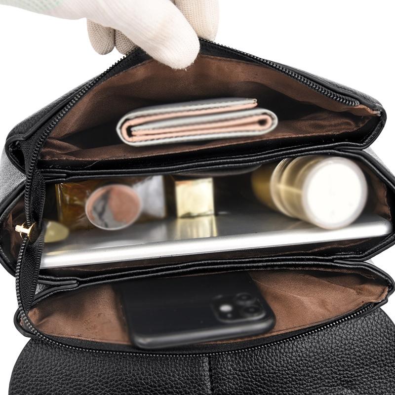 Spacious Women Shoulder Bag For Commuting - Black