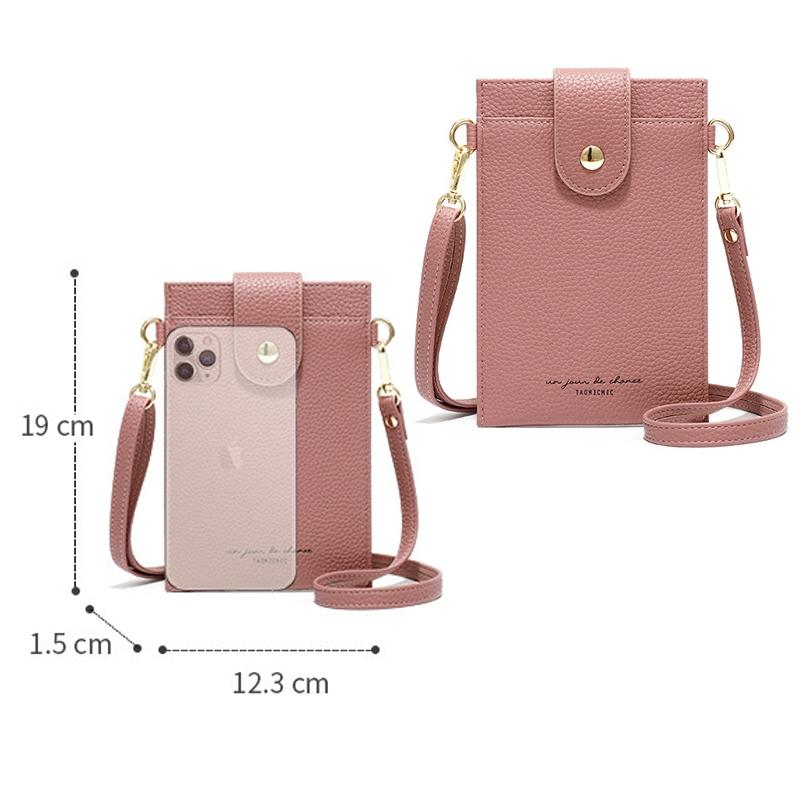 Stylish Thin Messenger Bag For Women - Green