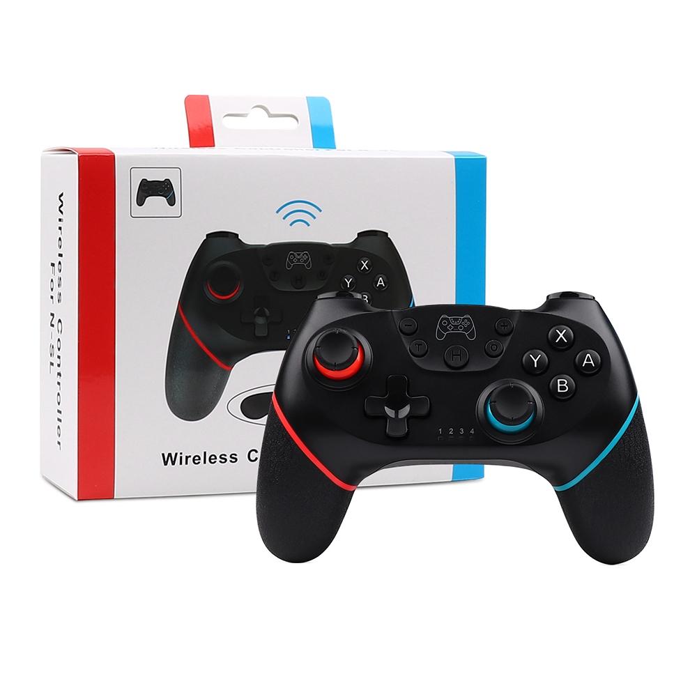 Macro Wireless Pro Controller with Wake-up Function - Black Blue Red