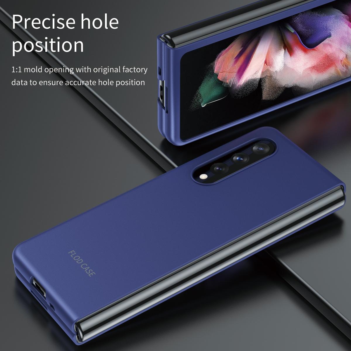 Foldable Shockproof Phone Case for Samsung Galaxy z Fold 4 / 5g - Pink