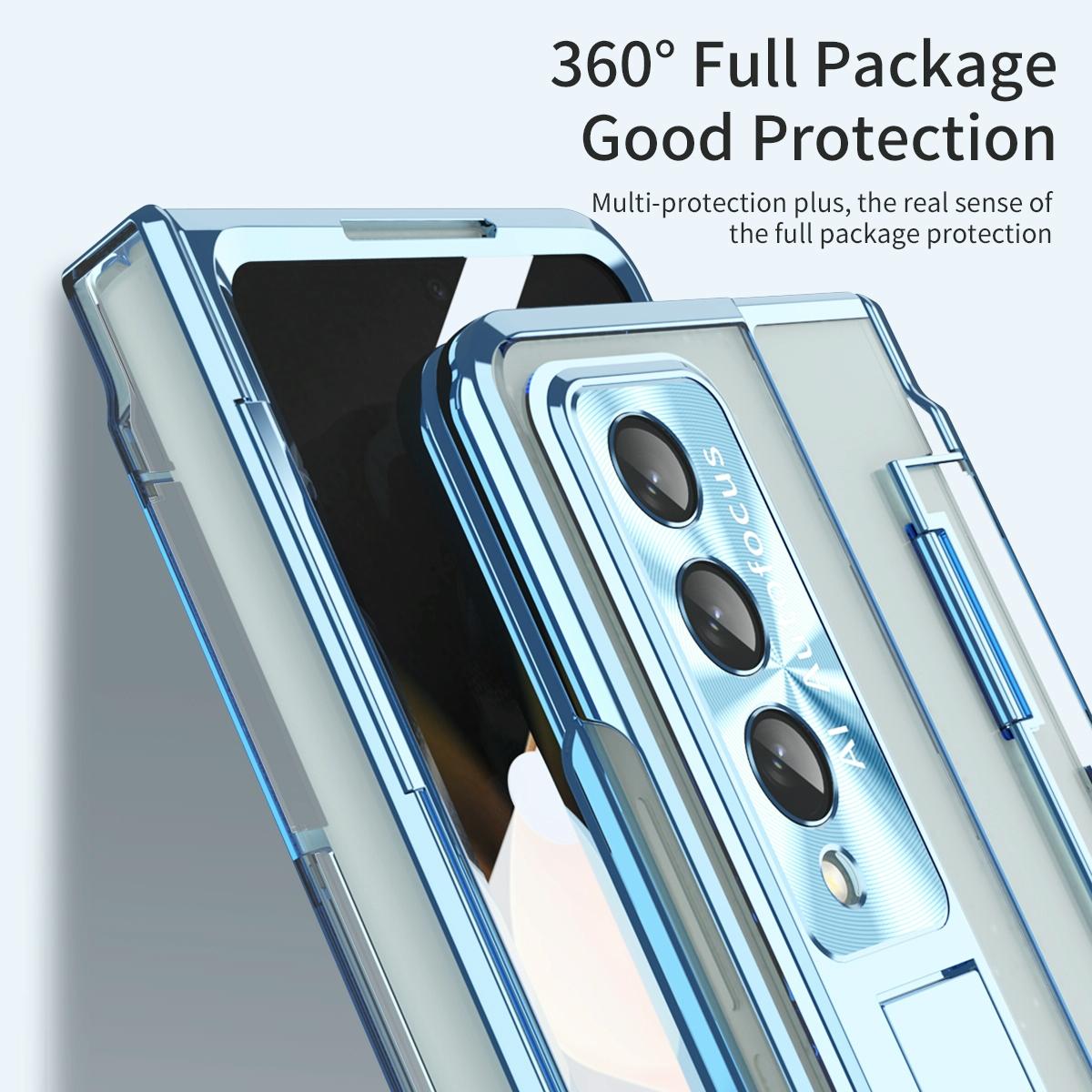 Phantom Series Folding Case for Samsung Galaxy z Fold 4 - Blue
