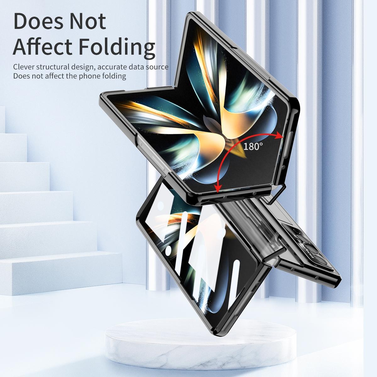 Phantom Series Folding Case for Samsung Galaxy z Fold 4 - Blue