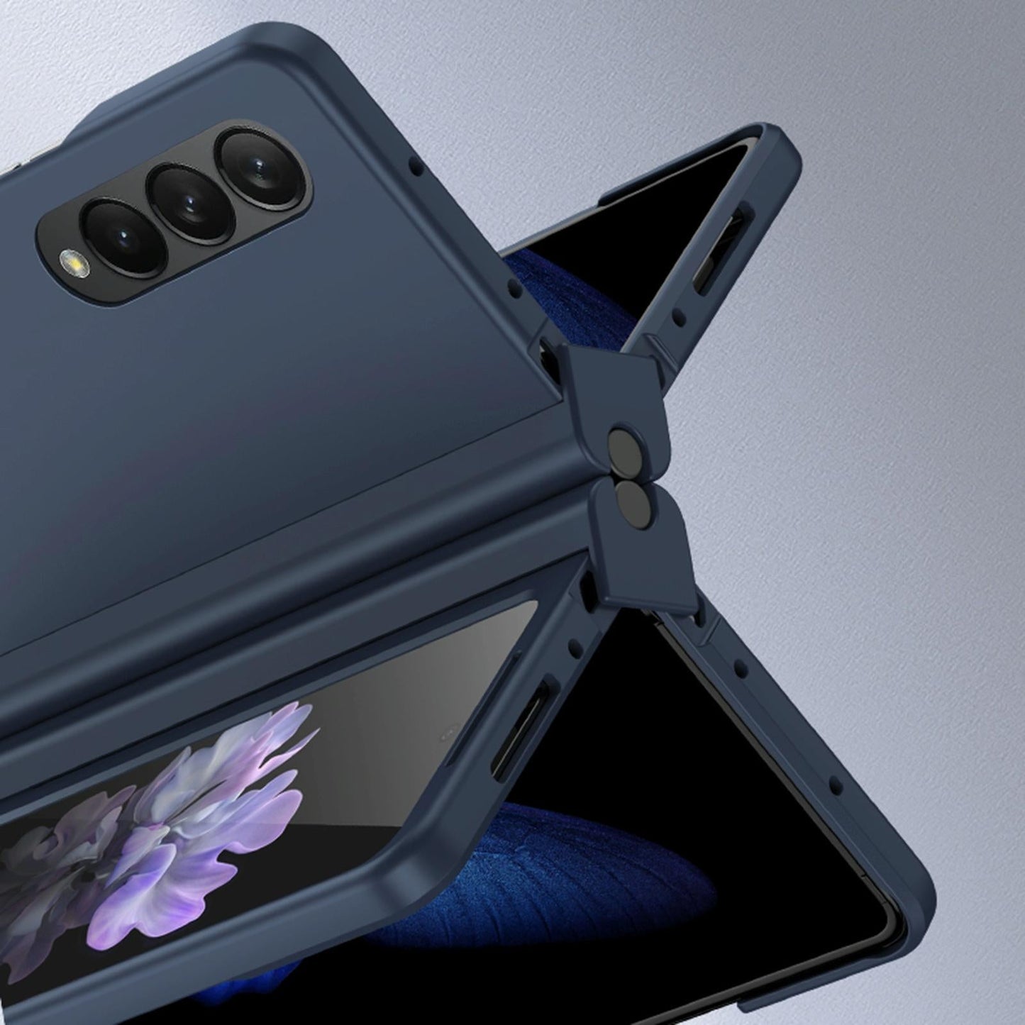 Integrated Shockproof Case for Samsung Galaxy z Fold 4 5g - Transparent