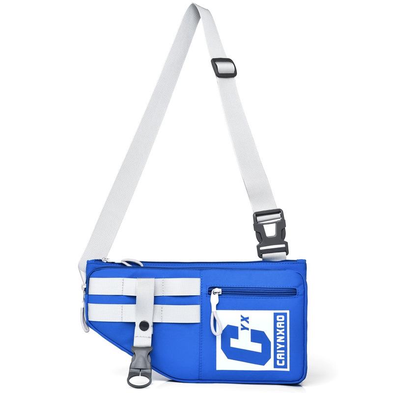 Large Sports Shoulder Bag With Multiple Pockets 2502 - Orange
