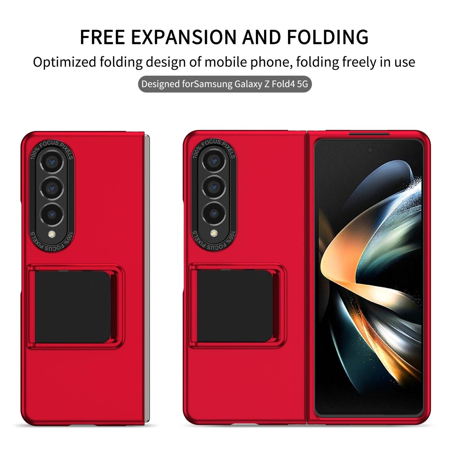 Foldable 3d Design Phone Case for Samsung Galaxy z Fold 4 / 5g - Green