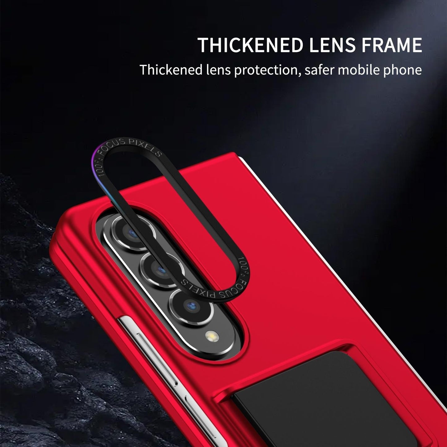 Foldable 3d Design Phone Case for Samsung Galaxy z Fold 4 / 5g - Green
