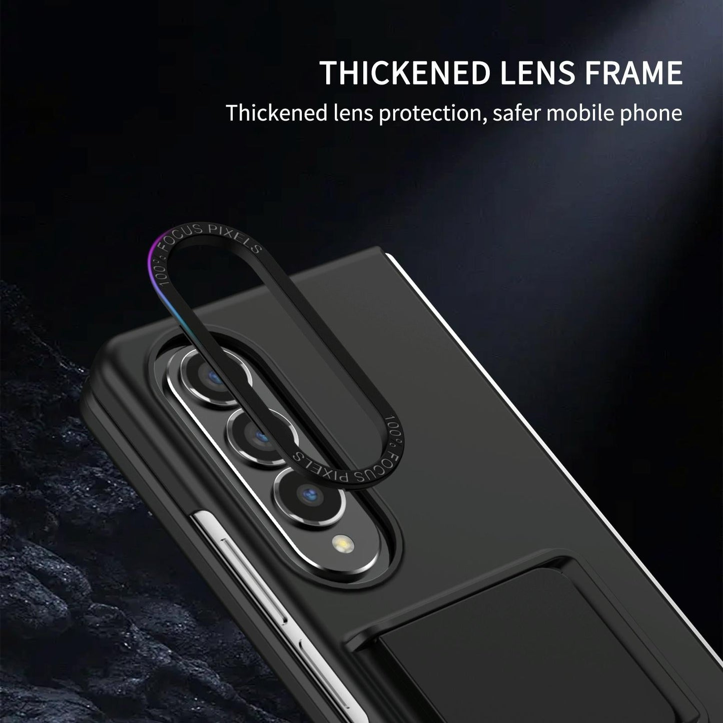 Foldable 3d Design Phone Case for Samsung Galaxy z Fold 4 / 5g - Green