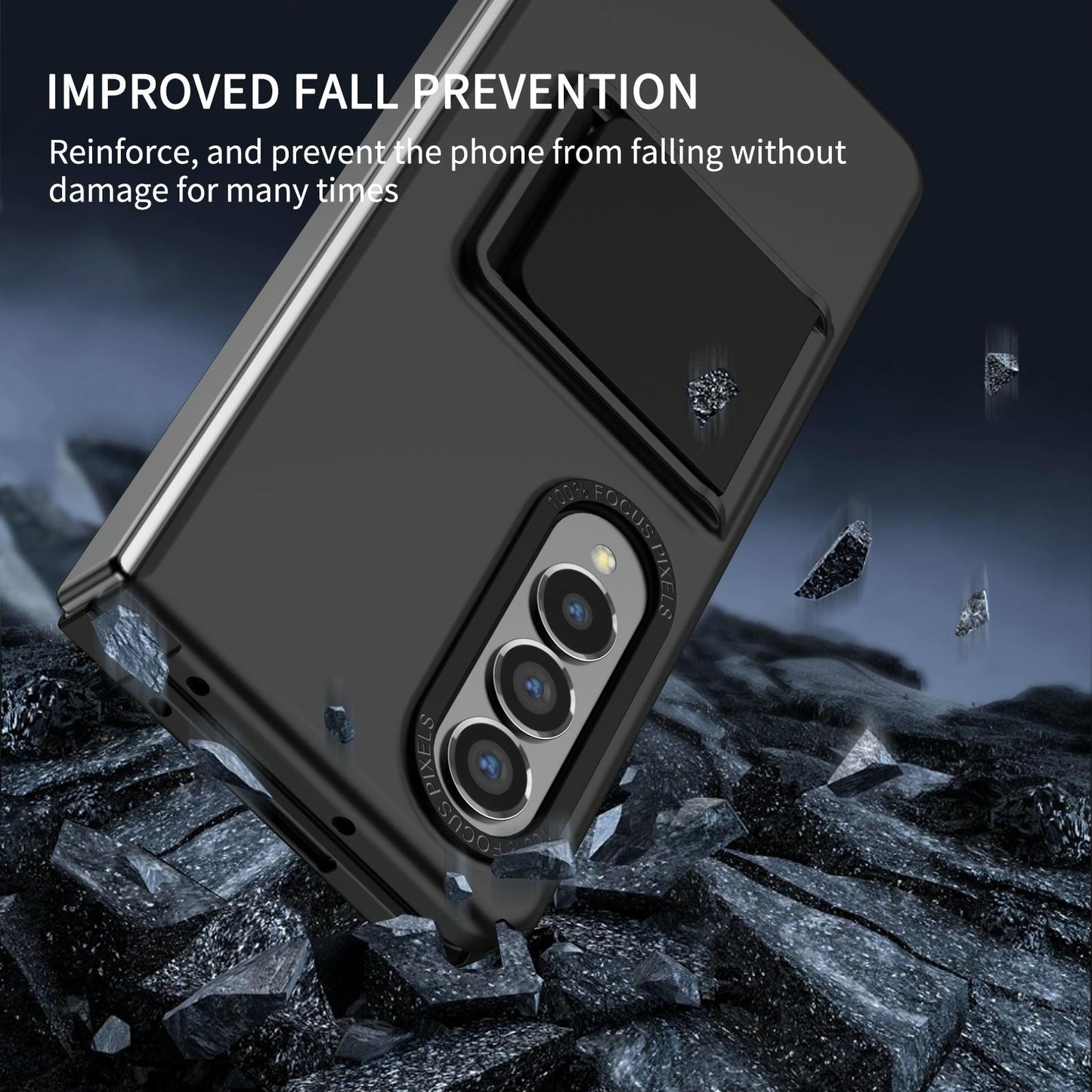 Foldable 3d Design Phone Case for Samsung Galaxy z Fold 4 / 5g - Green