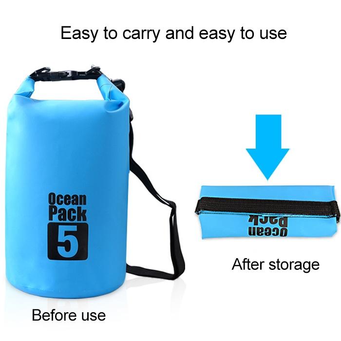 Waterproof Single Shoulder Bag 3L Capacity - Pink