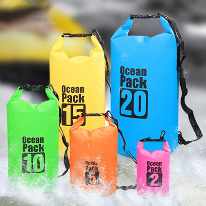 Waterproof Single Shoulder Bag 3L Capacity - Pink