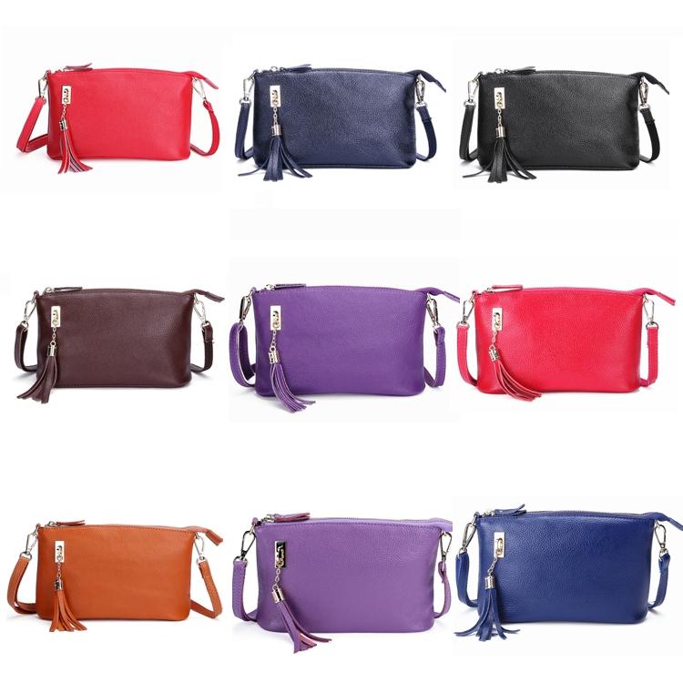 Fringed One Shoulder Bag For Women Large Capacity Casual - Rose Red