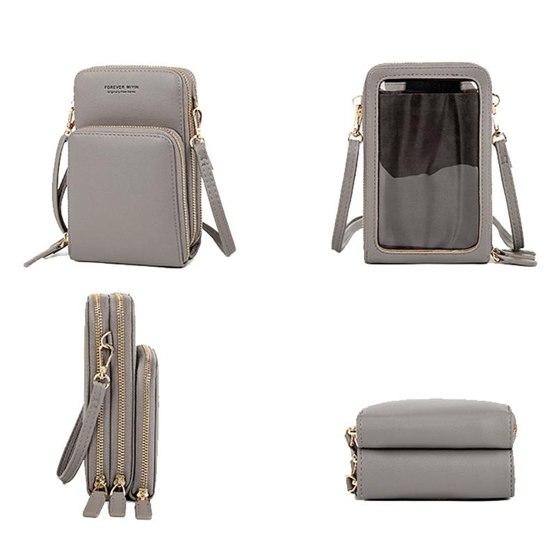 Multifunctional Touch Screen Phone Bag - Black