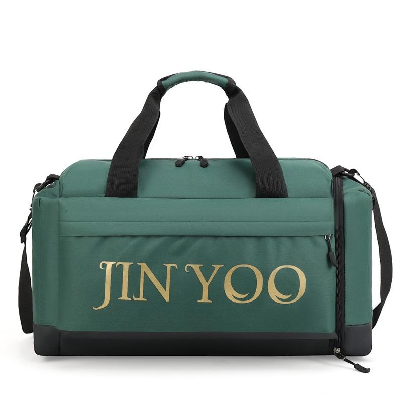 Large Capacity Waterproof Sports Bag With Dry / Wet Separation - Beige