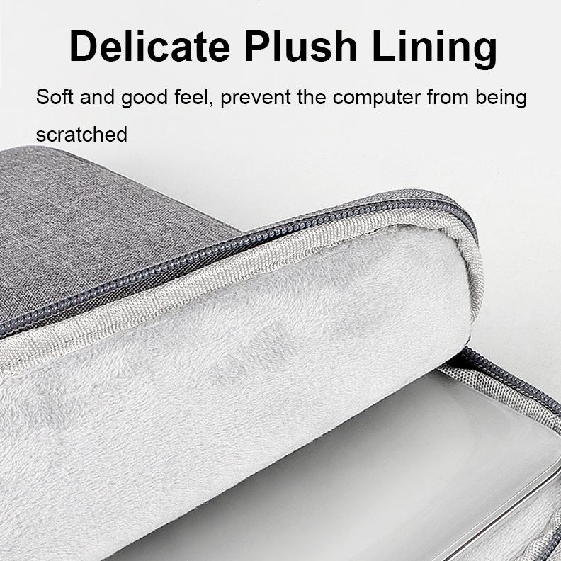Waterproof Laptop Handbag - Large Capacity Shock-Absorbing - Fits 14.1-15.4 Inches - Rose Pink