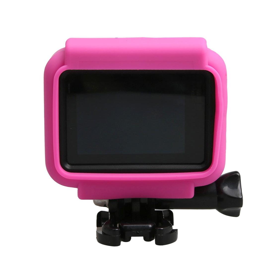 Silicone Border Frame Mount for Gopro Hero5 - Protective Cover - Pink
