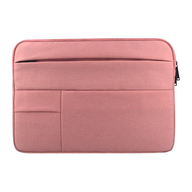 14 Laptop Tablet Bag with Multiple Pockets - Portable & Durable - Pink