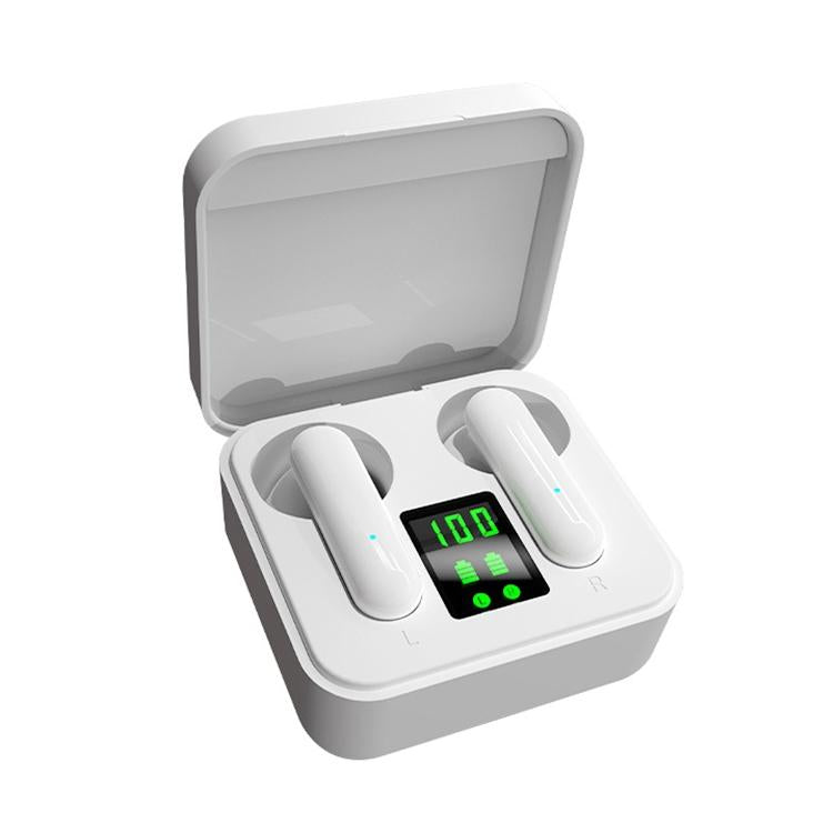 Digital Display Sports Bluetooth Earphones - Semi-in-ear - Ete-16 Tws - Pink