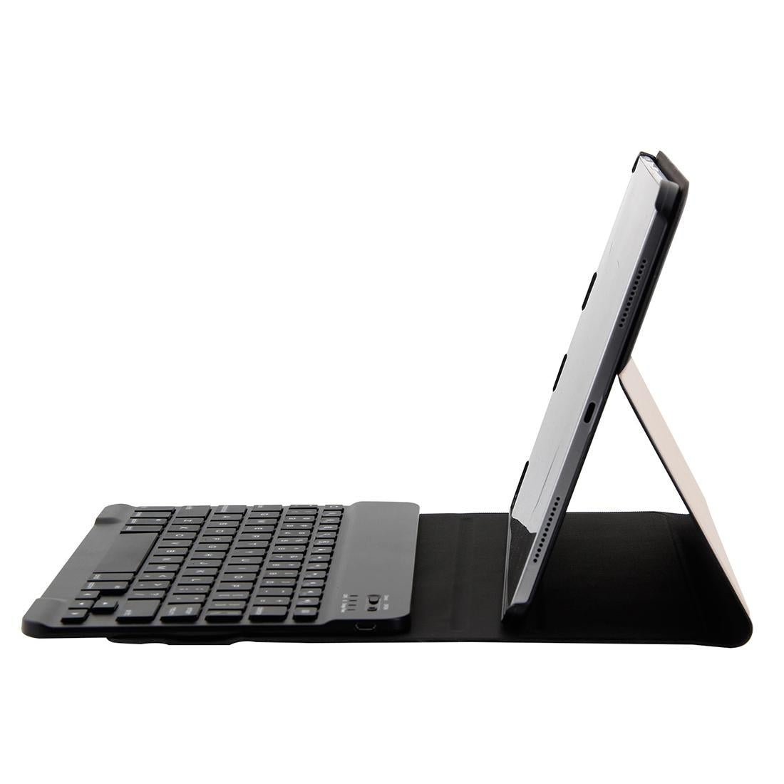Bluetooth Keyboard & Leather Tablet Case For Ipad Pro 11 - Detachable Three-Gear Magnetic Sleep Function - Pink