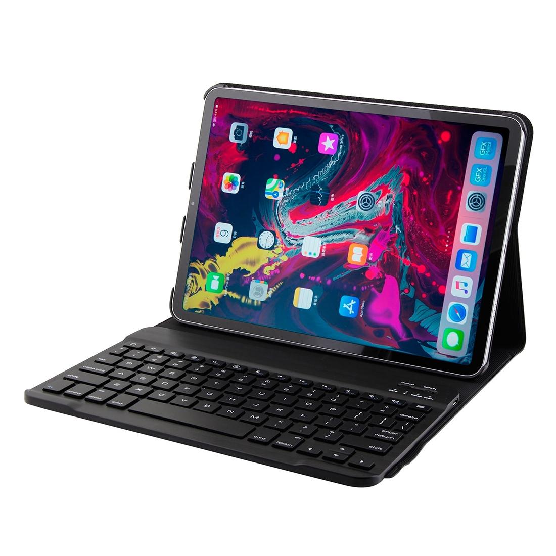 Bluetooth Keyboard & Leather Tablet Case For Ipad Pro 11 - Detachable Three-Gear Magnetic Sleep Function - Pink