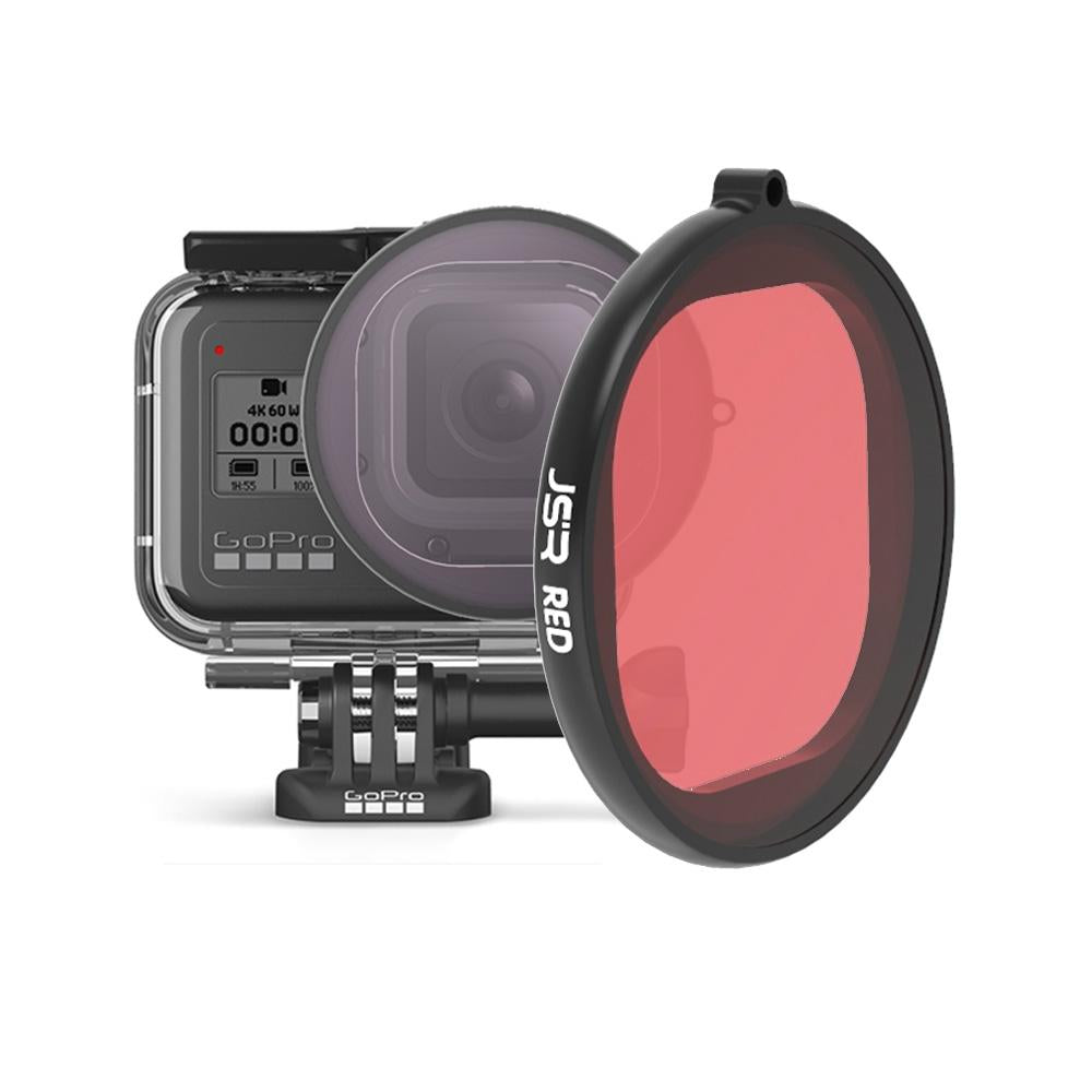 Gopro Hero8 Round Diving Lens Filter - Pink