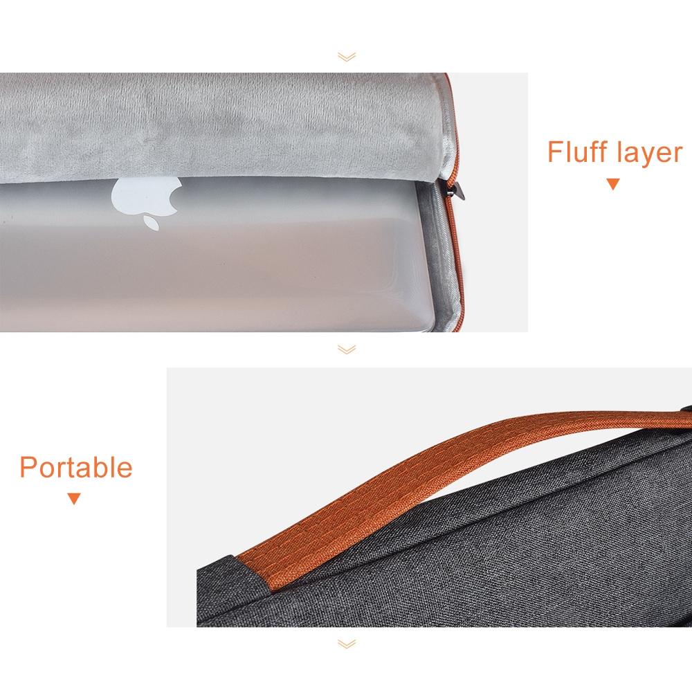 Stylish Laptop Handbag for Macbook & More - Polyester & Nylon - Pink